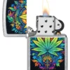 Un motif cannabis captivant