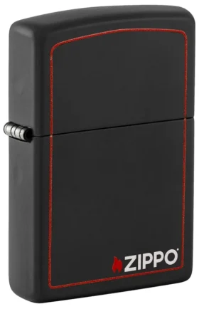 Zippo classique noir et rouge