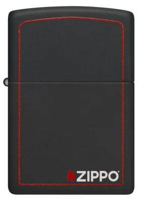 Zippo classique noir et rouge